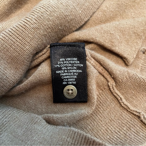 RW&Co. - Tan Button Up Sweater - Picture 9 of 9